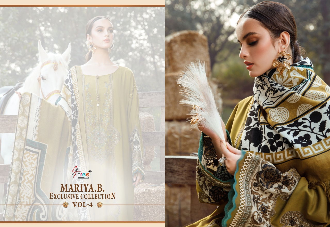 Maria B Exclusive Collection Vol 4 Printed Casual Wear Wholesale Pakistani Salwar Suits